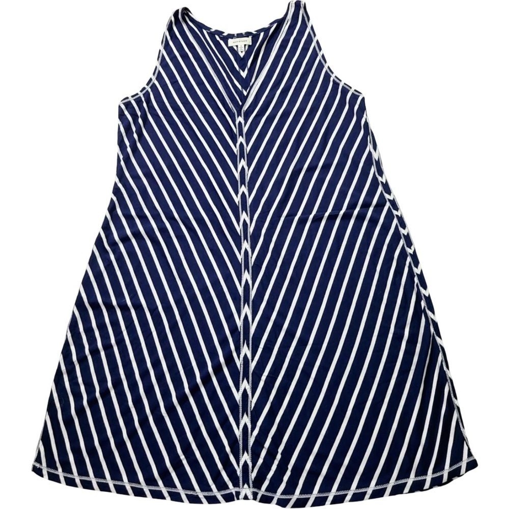 Max Studio Striped Jersey swing dress- small